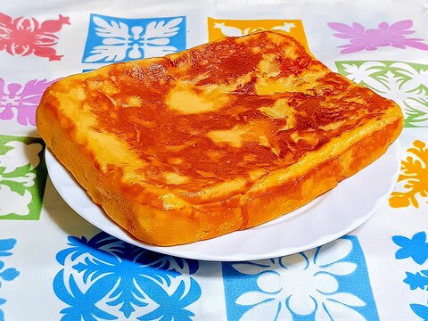 スイカの皮でコーンクリームパンケーキ